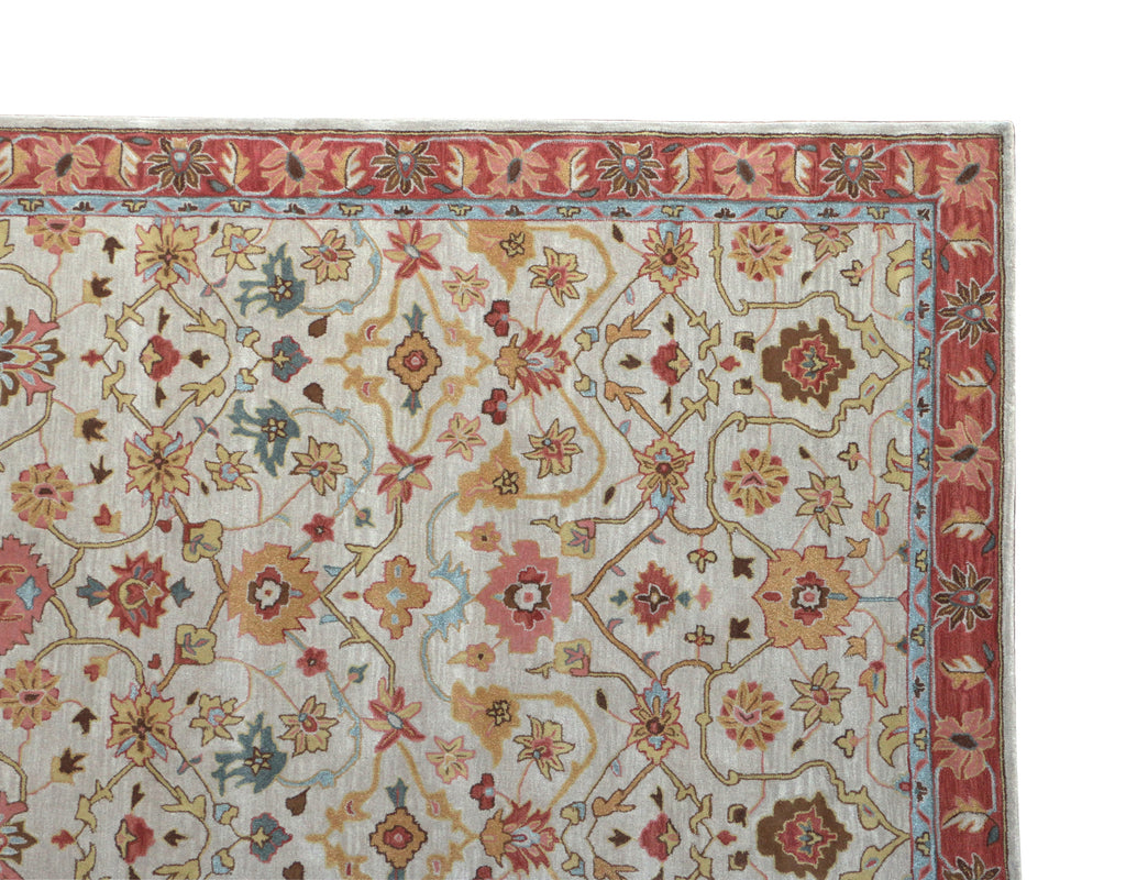 Ballard Medina Beige Oriental Style Handmade Tufted 100% Area Woolen Rugs