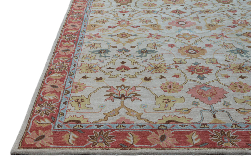 Ballard Medina Beige Oriental Style Handmade Tufted 100% Area Woolen Rugs