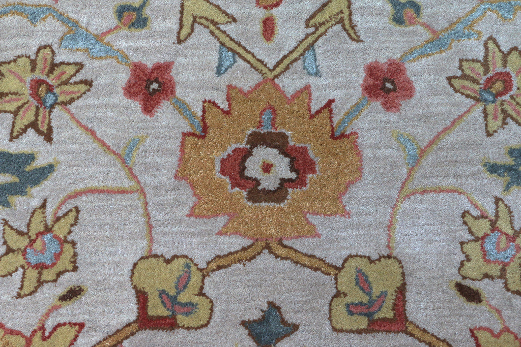 Ballard Medina Beige Oriental Style Handmade Tufted 100% Area Woolen Rugs